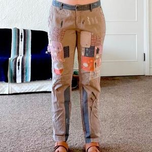 Anthropologie Patchwork Khakis